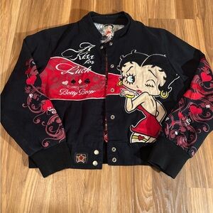 Betty Boop Black and Red Jacket